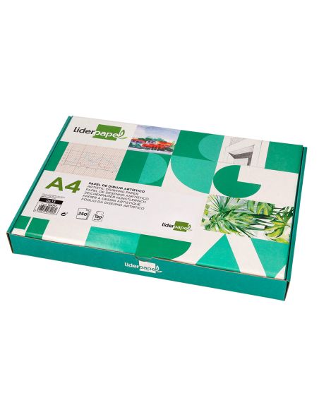 Papel Dibujo Liderpapel 210X297 Mm 130 Gr Sin Recuadro Din A4 Hoja