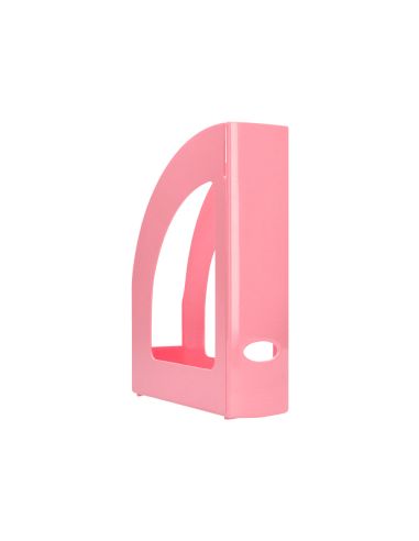 Revistero Plastico Q-Connect Color Rosa Pastel 320X250X80 Mm