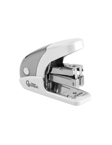 Grapadora Liderpapel Micro Con Regalo De Caja De 1000 Grapas 24/6 26/6 Capacidad 20 Hojas