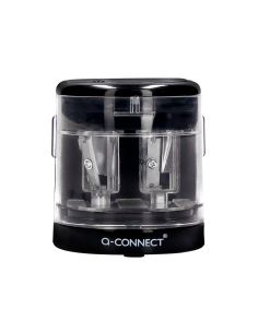 Sacapuntas Q-Connect Kf14568 Electrico De Sobremesa Cable Usb/4 Pilas Aa Afila Cuchilla Diametros De 6 A 12Mm Dos Usos 2