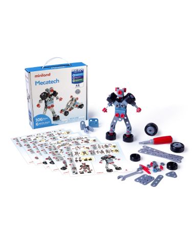 Juego Didactico Miniland Mecatech 106 Piezas