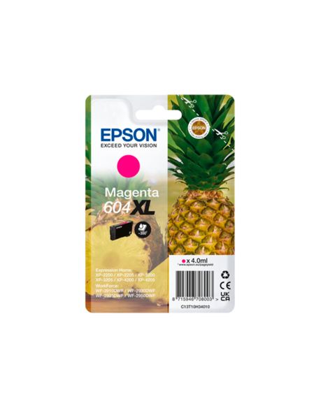Ink-Jet Epson 604Xl Expression Home Xp-2200 / 2205 / 3200 / 3205 / 4200 / 4205 / Wf-2910 Series Color
