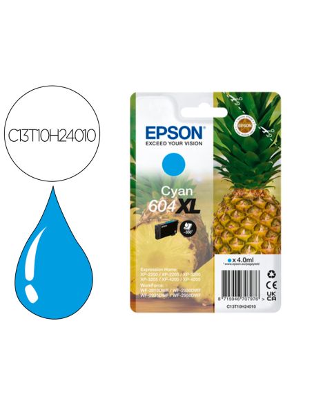 Ink-Jet Epson 604Xl Expression Home Xp-2200 / 2205 / 3200 / 3205 / 4200 / 4205 / Wf-2910 Series Color