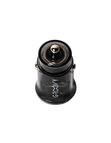 Cargador De Coche Groovy Doble Usb A 3.4A Gris Oscuro