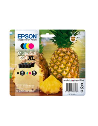 Ink-Jet Epson 604Xl Expression Home Xp-2200 / 2205 / 3200 / 3205 / 4200 / 4205 / Wf-2910 Series Pack De