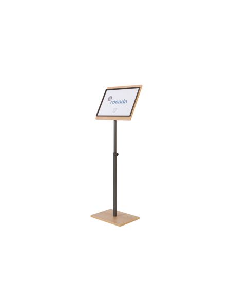 Expositor Rocada De Suelo Serie Natural Magnetico Rotativo 360 Altura Ajustable Din A3
