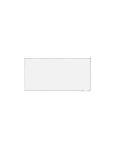 Pizarra Blanca Rocada Lacada Magnetica Marco Aluminio Con Cantoneras 100X200 Cm