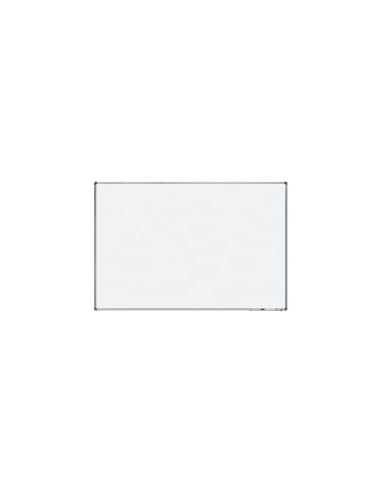 Pizarra Blanca Rocada Lacada Magnetica Marco Aluminio Con Cantoneras 120X180 Cm