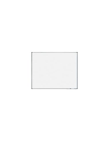 Pizarra Blanca Rocada Lacada Magnetica Marco Aluminio Con Cantoneras 120X150 Cm
