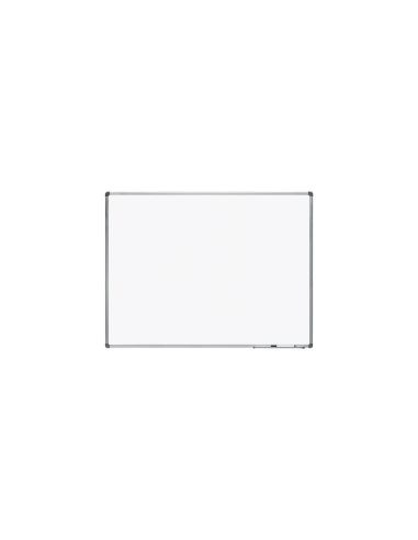 Pizarra Blanca Rocada Lacada Magnetica Marco Aluminio Con Cantoneras 90X120 Cm
