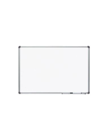 Pizarra Blanca Rocada Lacada Magnetica Marco Aluminio Con Cantoneras 60X90 Cm