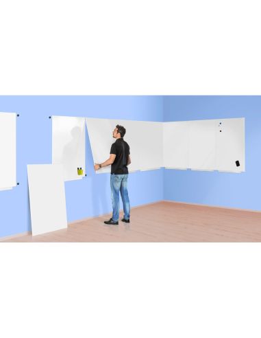 Pizarra Blanca Rocada Skinwhiteboard Pro Lacada Magnetica 100X150 Cm