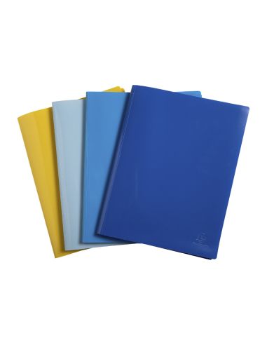 Carpeta Exacompta Escaparate 100 Fundas Din A4 Reciclada Polipropileno Colores Surtidos