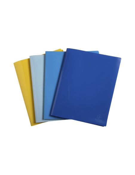Carpeta Exacompta Escaparate 40 Fundas Din A4 Reciclada Polipropileno Colores Surtidos
