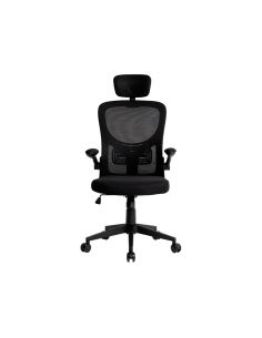 Silla Q-Connect Ergonomica Pal Ermo Malla Base Nylon Alt Max 1300 Anc 610 Prof 600 Ruedas Premium Color Negro
