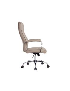 Silla Q-Connect Direccion Mode Na Simil Piel Base Metalica Alt Max 1220 Anc 510 Prof 490 Mm Ruedas Premium Color Gris 2