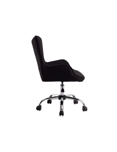 Silla Q-Connect Escritorio Mes Sina Base Metalica Alt Max 960 Anc 570 Prof 620 Ruedas Premium Color Negro