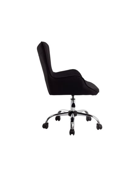 Silla Q-Connect Escritorio Mes Sina Base Metalica Alt Max 960 Anc 570 Prof 620 Ruedas Premium Color Negro