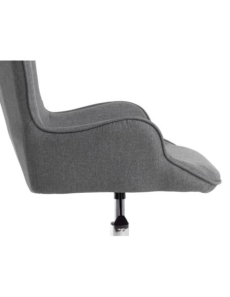 Silla Q-Connect Escritorio Mes Sina Base Metalica Alt Max 960 Anc 570 Prof 620 Ruedas Premium Color Gris