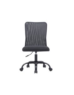 Silla Q-Connect Oficina Parma Malla Sin Reposabrazos Alt Max 990 Anc 480 Prof 590 Color Negro