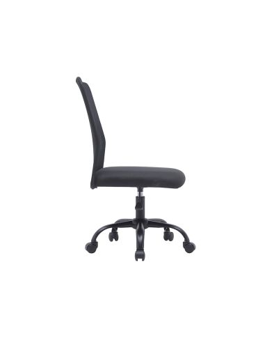 Silla Q-Connect Oficina Parma Malla Sin Reposabrazos Alt Max 990 Anc 480 Prof 590 Color Negro
