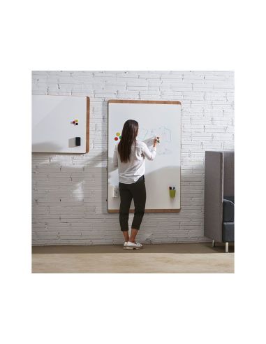 Pizarra Blanca Rocada Gama Natural Lacada Magnetica 115X75 Cm