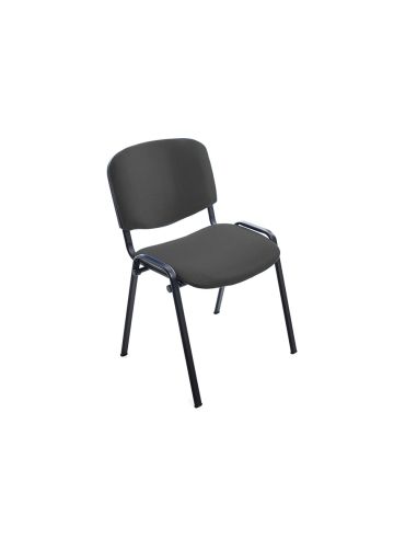 Silla Rocada Confidente Estructura Metalica Asiento Tela Ignifuga Gris 570X410X810 Mm
