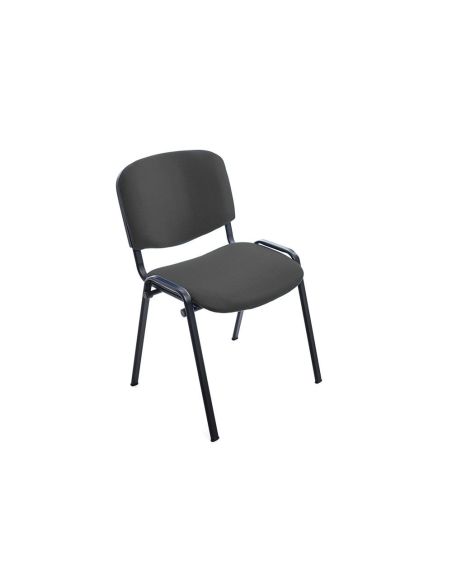 Silla Rocada Confidente Estructura Metalica Asiento Tela Ignifuga Gris 570X410X810 Mm