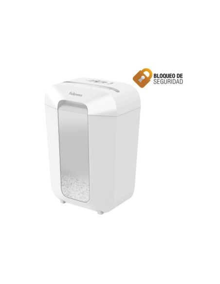 Destructora De Documentos Fellowes Lx70 Capacidad 11H Seguridad P4 Grapas Clips Y Tarjetas Papelera 18 L