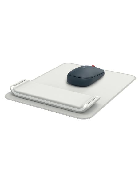 Alfombrilla Para Raton Leitz Ergo Con Reposamuñecas Ajustable Color Gris