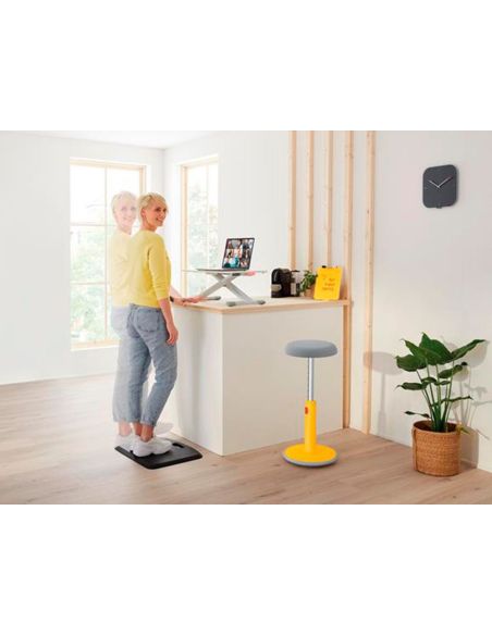 Taburete Leitz Active Ergo Cosy Ajustable Color Azul