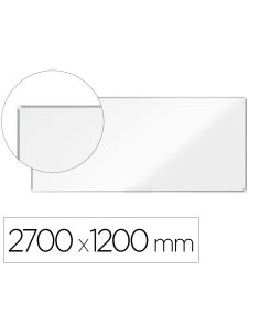 Pizarra Blanca Nobo Premium Plus Acero Vitrificado Magnetica 2700X1200 Mm