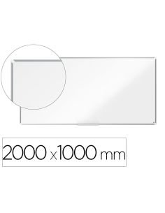 Pizarra Blanca Nobo Premium Plus Acero Vitrificado Magnetica 2000X1000 Mm