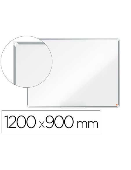 Pizarra Blanca Nobo Premium Plus Acero Vitrificado Magnetica 1200X900 Mm