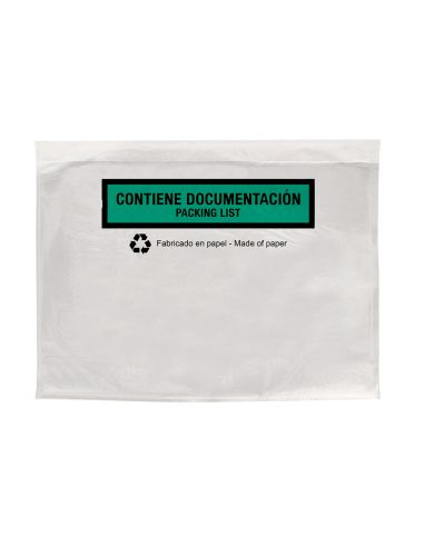 Sobre Autoadhesivo Q-Connect Portadocumentos Multilingue 240X180 Mm Sin Ventana 100% Papel Paquete De 100 Unidades