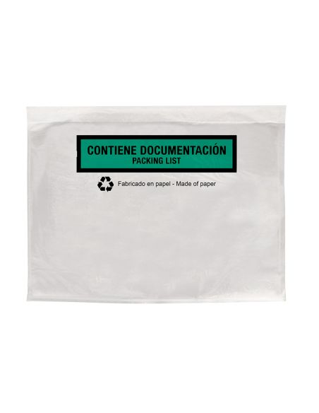 Sobre Autoadhesivo Q-Connect Portadocumentos Multilingue 240X180 Mm Sin Ventana 100% Papel Paquete De 100 Unidades