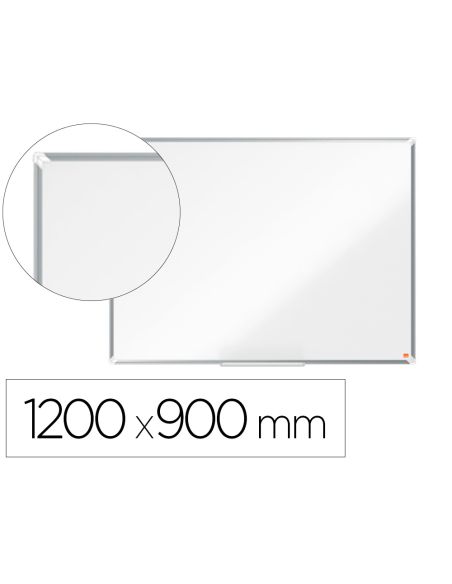 Pizarra Blanca Nobo Premium Plus Acero Lacado Magnetica 1200X900 Mm