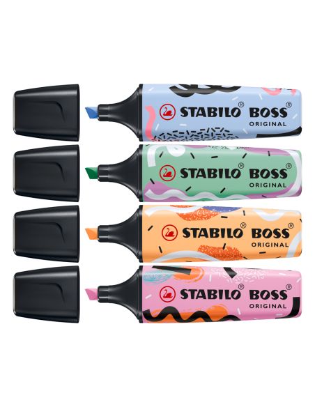 Rotulador Stabilo Boss Fluorescente Original Pastel By Ju Schnee Fucsia Helado