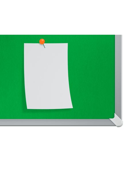 Tablero De Anuncios Nobo Impression Pro Fieltro Verde Formato Panoramico 40" 890X500 Mm