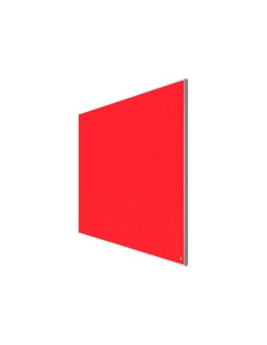 Tablero De Anuncios Nobo Impression Pro Fieltro Rojo Formato Panoramico 55" 1220X690 Mm
