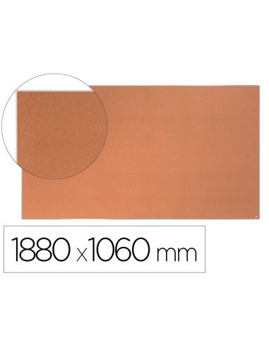 Tablero De Anuncios Nobo Impression Pro Corcho Formato Panoramico 85" 1880X1060 Mm