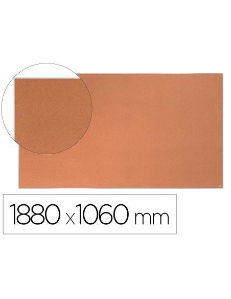 Tablero De Anuncios Nobo Impression Pro Corcho Formato Panoramico 85" 1880X1060 Mm