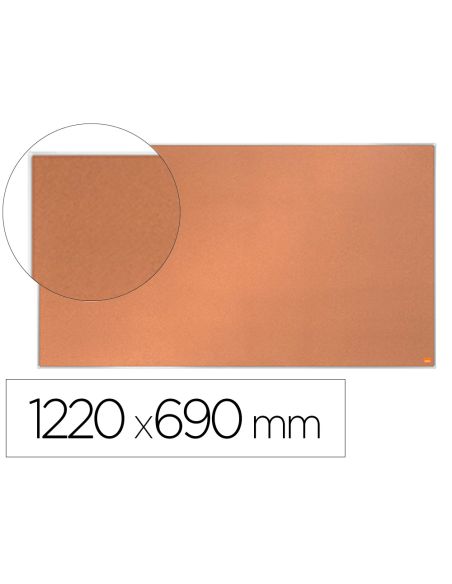 Tablero De Anuncios Nobo Impression Pro Corcho Formato Panoramico 55" 1220X690 Mm