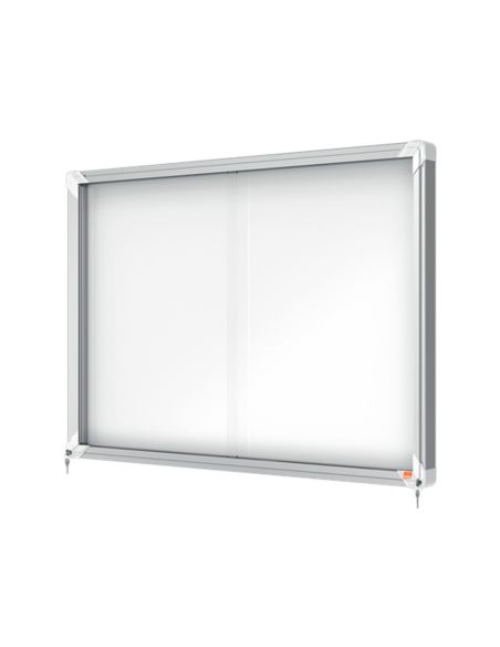 Vitrina De Anuncios Nobo Premium Plus Magnetica Con Puerta Corredera 8 X Din A4 689X972X54 Mm