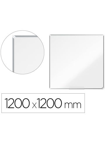 Pizarra Blanca Nobo Premium Plus Melamina 1200X1200 Mm