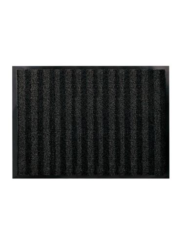 Alfombra Para Suelo Q-Connect Premium Para Interiores Antideslizante Fibra Polipropileno Y Fieltro Gris 90X150 Cm