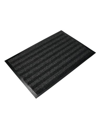 Alfombra Para Suelo Q-Connect Premium Para Interiores Antideslizante Fibra Polipropileno Y Fieltro Gris 90X60 Cm
