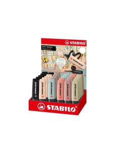 Rotulador Stabilo Boss Pastel Fluorescente 70 Nature Colors Expositor De 30 Unidades Colores Surtidos 2