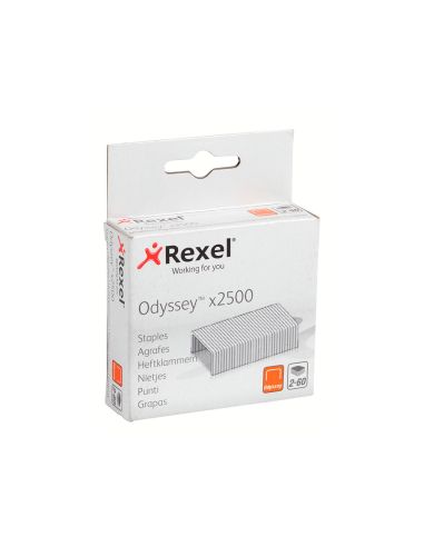 Grapas Rexel Odyssey Galvanizada Caja De 2500 Unidades