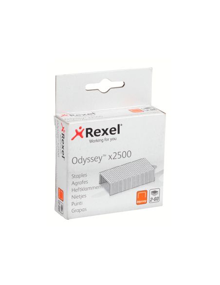 Grapas Rexel Odyssey Galvanizada Caja De 2500 Unidades